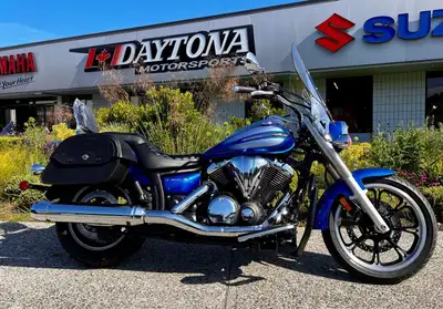 2009 XVS 950 Blue with 22500 kms! MSRP $5899 + $185 = $6084 + applicable taxes! Accessories:Black Li...