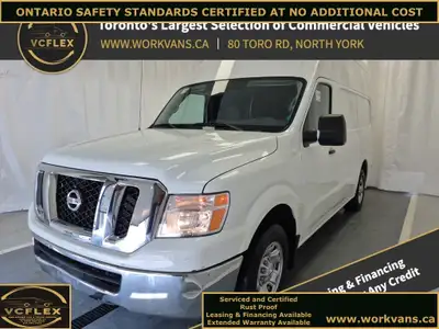 ONLY 44,000km - 2021 Nissan NV2500 High Roof - V6 Cargo - LAST YEAR OF PRODUCTION - Equipped with 4....