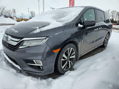 2018 Honda Odyssey Touring, A/C, CUIR, TOIT, NAVI, CAM REC, BLUE