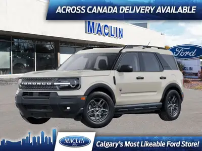 This brand new DESERT SAND 2025 FORD BRONCO SPORT is powered by a 1.5L ECOBOOST ENGINE THAT'S PAIRED...