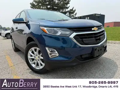 2019 Chevrolet Equinox LT Blue on Black Interior • 1.5 L • Auto • A/C • Power Driver Seat • Heated F...