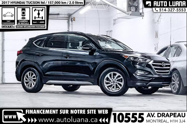 2017 HYUNDAI Tucson Limited AWD/NAVIGATION/CUIR/TOIT PANO/CAMERA in Cars & Trucks in City of Montréal