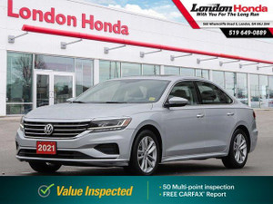 2021 Volkswagen Passat Highline | Value Inspected Vehicle | Leather | Moonroof | Heated Seats |