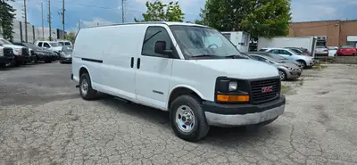 Call 416-648-0721 - ONE OWNER - Runs great - 2004 GMC SAVANA 3500 Full EXTENDED CARGO VAN, big open...