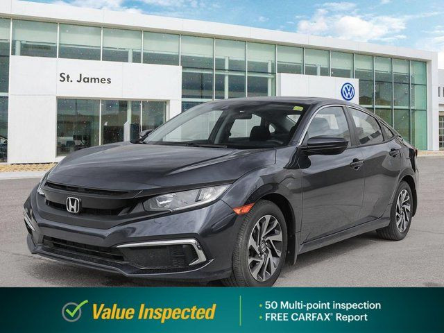 2020 Honda Civic Sedan EX | CLEAN CARFAX | REMOTE ENGINE in Cars & Trucks in Winnipeg