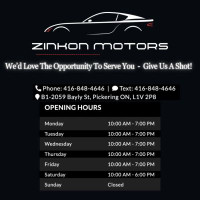 For inquiries, please contact us at 4 1 6 - 8 4 8 - 4 6 4 6 or visit our website at zinkonmotors.com... (image 6)