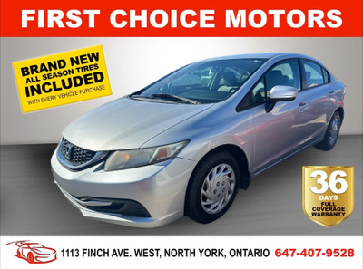 2014 HONDA CIVIC LX ~AUTOMATIC, FULLY CERTIFIED WITH WARRANTY!!!