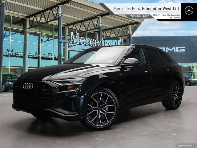 2019 Audi Q8 Technik 55 TFSI quattro - S Line Sport, Black Optic in Cars & Trucks in Edmonton