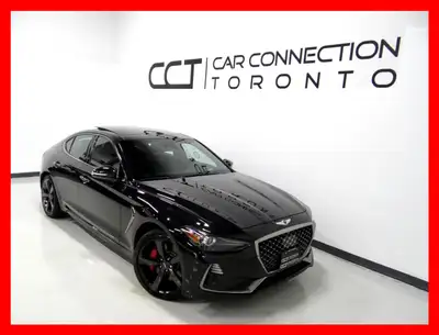 2019 GENESIS G70 3.3T AWD CARFAX VERIFIED, CLEAN TITLE, DEALER SERVICED !!! 173,000KM HIGHWAY DRIVEN...