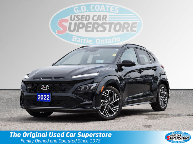 2022 Hyundai Kona N Line AWD ~Nav ~Harman/Kardon ~Leather ~Moonr in Cars & Trucks in Barrie