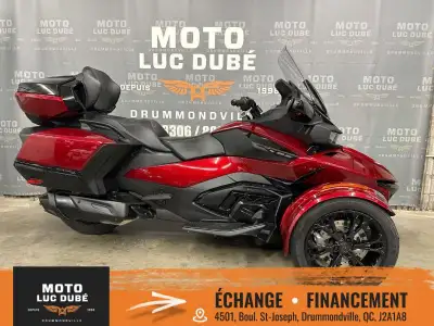 Can-Am Spyder RT Limited 2021 SEULEMENT 9 819 KM TRANSMISSION SEMI-AUTOMATIQUE 6 VITESSES SUSPENSION...