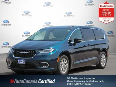 New Price! Odometer is 587 kilometers below market average! Fathom Blue Pearlcoat 2024 Chrysler Paci...
