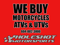 2018 Triumph We Buy Used Motorcycles, ATVs & UTVs