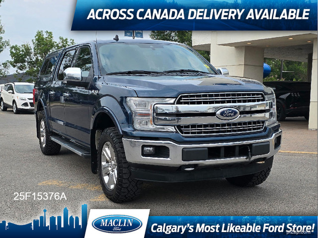 2020 Ford F-150 LARIAT 502A | 5.0L | MOONROOF | CANOPY | HAIL* in Cars & Trucks in Calgary