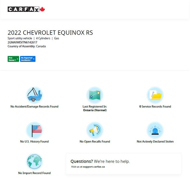 2022 Chevrolet Equinox RS AWD-Pano Roof-GPS-BOSE-Adaptive Cruise in Cars & Trucks in London - Image 3