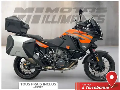 KTM 1290 SUPER ADVENTURE S 2020 Orange et Noir mat 27802 km au compteur. Motos Illimitées Terrebonne...