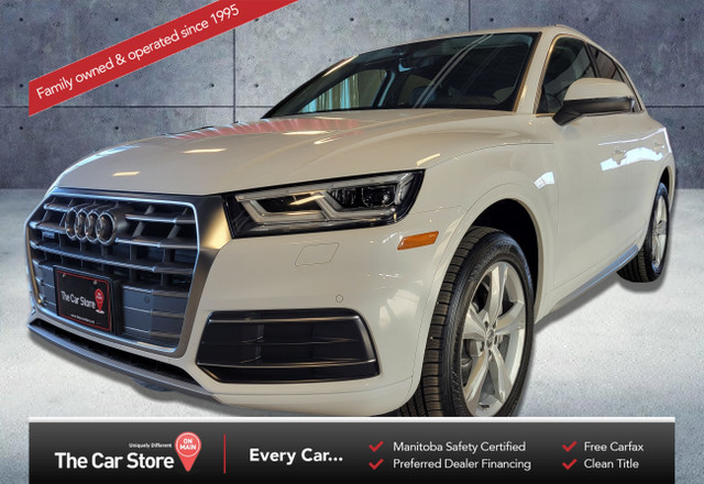2019 Audi Q5 Progressiv Quattro Pano Roof/CarPlay/No Accidents in Cars & Trucks in Winnipeg