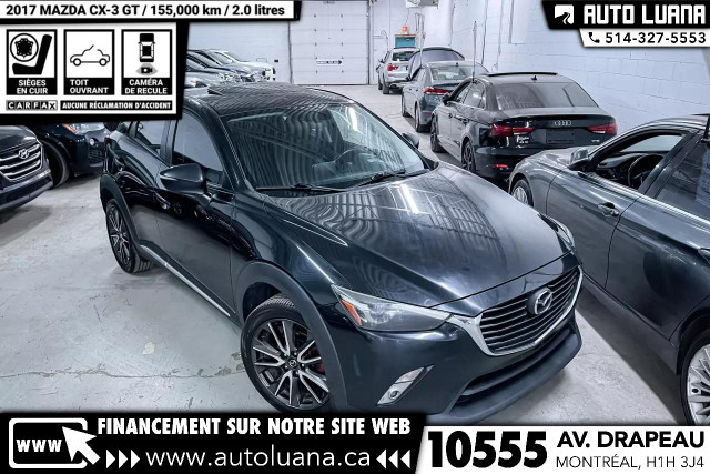 2017 MAZDA CX-3 GT AWD SIEGE CUIR/CAMERA/HUD/KEYLESS/MAGS 18" in Cars & Trucks in City of Montréal - Image 2