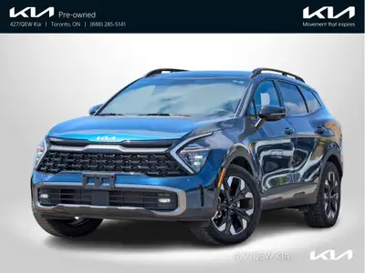 This accident free and lease return 2023 Kia Sportage X-Line Limited commands the road as the pinnac...