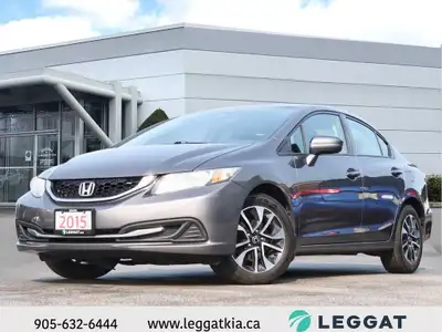 Experience the perfect blend of efficiency, comfort, and modern features with the 2015 Honda Civic E...