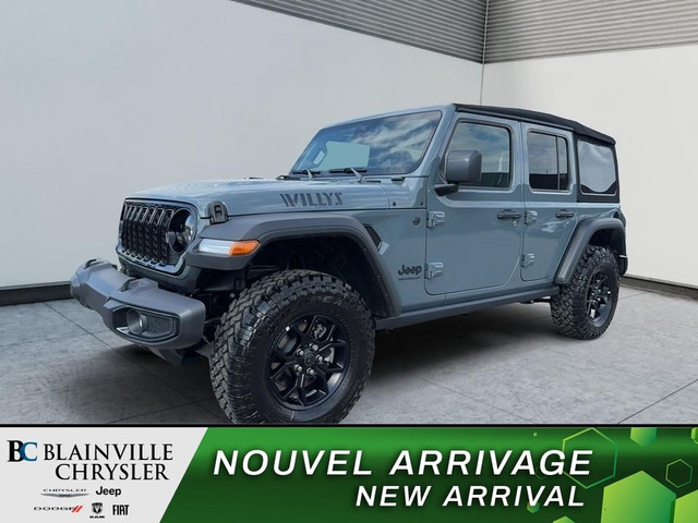 2024 Jeep Wrangler Wrangler Willys 4 portes 4X4 in Cars & Trucks in Laval / North Shore