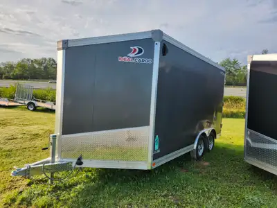 Discounted, small paint marks. 2024 Ideal Cargo 8.5x14 Enclosed Trailer! Specs: -3500lb Torsion axle...