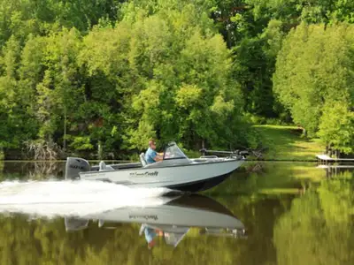 BOAT - MOTOR - TRAILER PACKAGE 2025 MirroCraft Holiday 1768 with Mercury 115 ELPTPRO Visit us today...