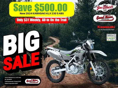 Save $500.00Now with $300.00 Kawasaki Mega Cash Credit + Our $200.00 In House Discount, Don’t miss o...