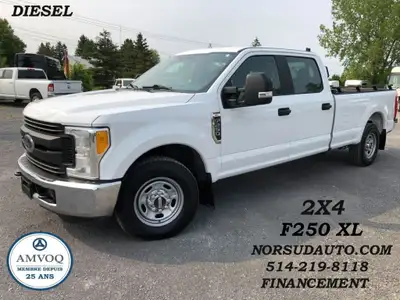 228896KM 2x4 DIESEL 6.7L POWER STROKE, Air climatisé, Groupe électrique, 2017 FORD F250XL 29995$, Fi...