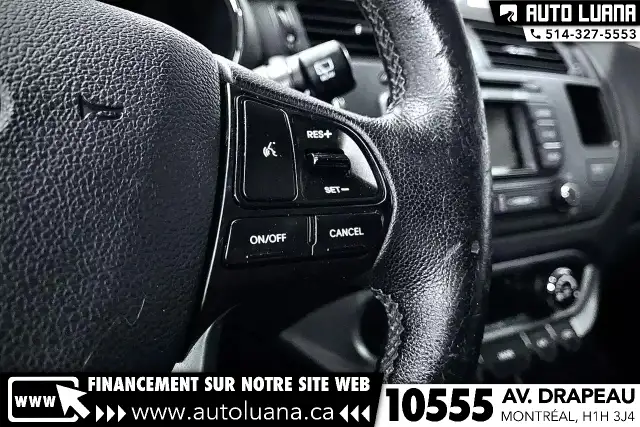 2013 KIA Rio SX TOIT OUVRANT/SIEGE CUIR/PUSH START/DEMAREUR/MAGS dans Autos et camions dans Ville de Montréal - Image 25