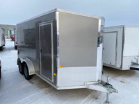 2023 Alcom 7 X 14 7 X 14 Aluminum Cargo / Enclosed Trailer 7K Ba