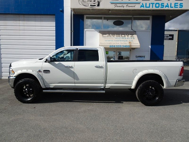 2017 Ram 3500 Longhorn Diesel, Long Box/Lifted/35" A/T's/Low Kms in Cars & Trucks in Delta/Surrey/Langley - Image 2