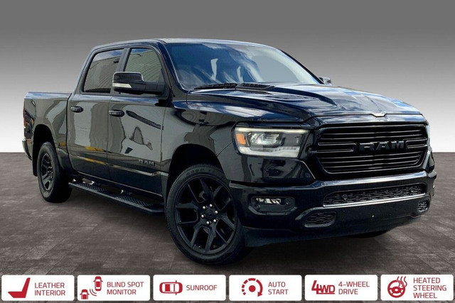 2021 Ram Ram 1500 SPORT CREW CAB 4X4 in Cars & Trucks in Strathcona County - Image 2