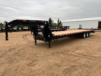 2024 SWS 38' Gooseneck Trailer (3) 10K Axles