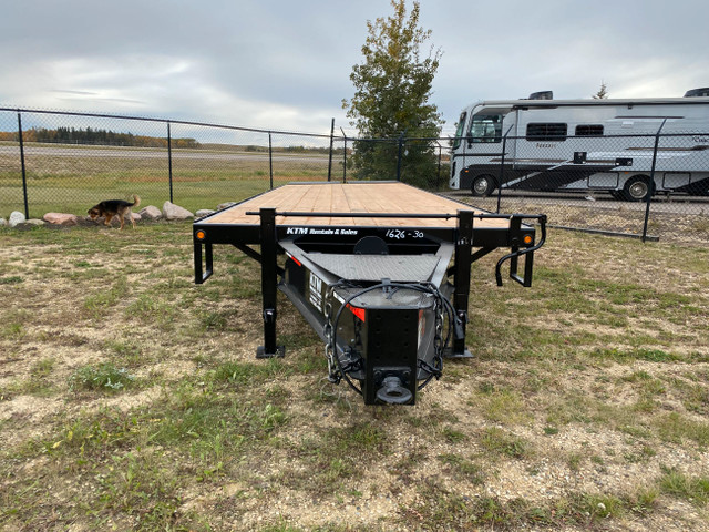 2026 32' Triple Dually Flat Deck Trailer (3)10k Axles Monster Ra in Cargo & Utility Trailers in Red Deer - Image 2