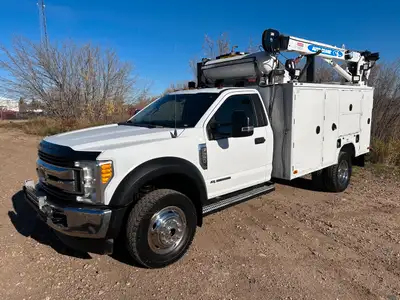 2017 Ford F550 Regular Cab XLT 4x4 Service Truck + 6.7L PowerStroke Diesel + 4x4 W/ AutoMatic Transm...