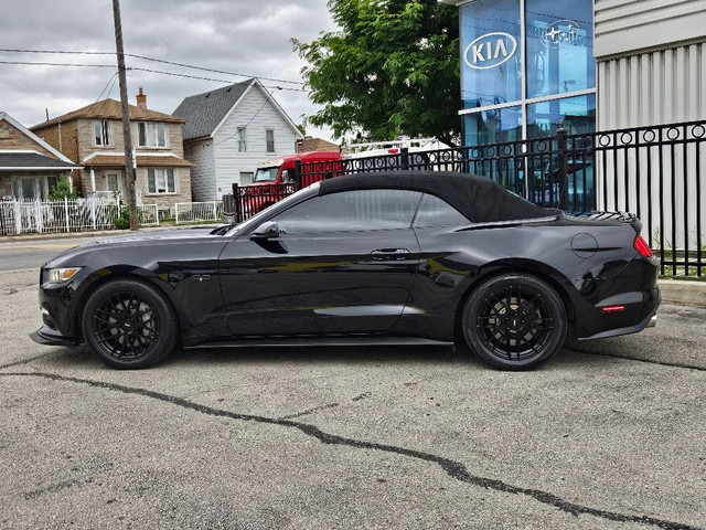 2015 Ford Mustang CONVERTIBLE GT PREMIUM-6 SPEED MANUAL-5.0L V8 in Cars & Trucks in City of Toronto - Image 4