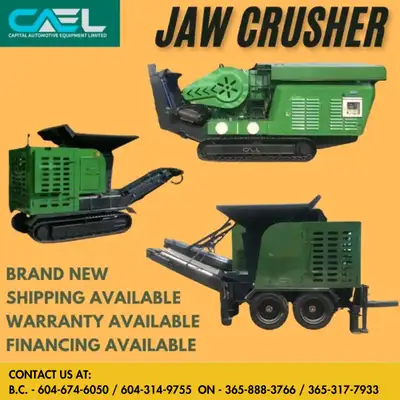 2025 CAEL BRAND NEW JAW CRUSHER / SCREENER FINANCE AVAILABLE $26,499 Description Explore unparallele...