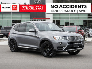 2017 BMW X3 XDrive28i | NO ACCIDENTS | PANO SUNROOF | AWD