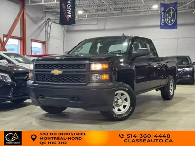1 SEUL PROPRIETAIRE ! 2015 Chevrolet Silverado 1500 Work Truck 143.5/4X4/AC/BLUETOOTH/CRUISE/GR ELEC...