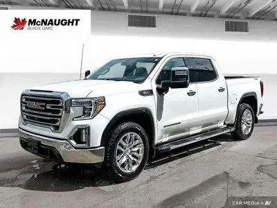 Command the road with this powerful 2021 GMC Sierra 1500 SLT Crew Cab. Boasting a robust Duramax 3.0...