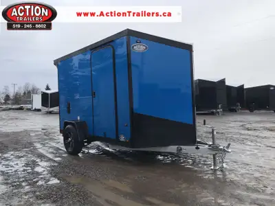 LEGACY SERIES ALL ALUMINUM FRAME 6' X 10' SINGLE AXLE CARGO WITH RAMP DOOR AND POLYCORE PANEL UPGRAD...