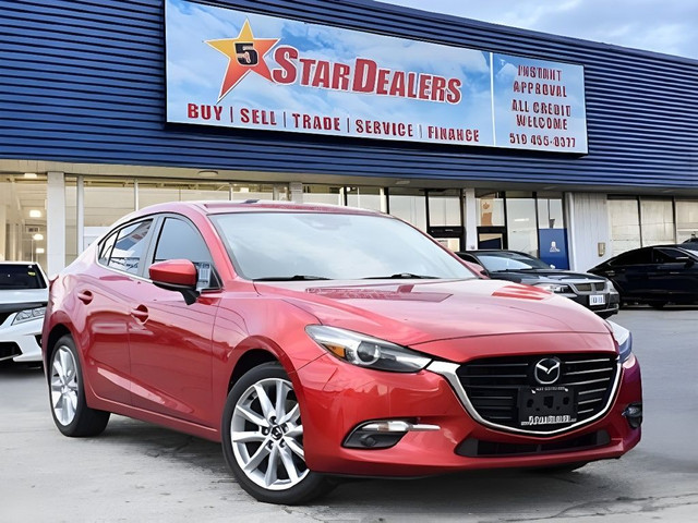 2017 Mazda Mazda3 Auto GT NAV LEATHER ROOF LOADED WE FINANCE ALL in Cars & Trucks in London
