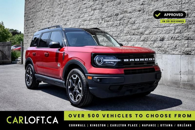 2021 Ford Bronco Sport Outer Banks • SUNROOF • HEATED LEATHER in Cars & Trucks in Kingston