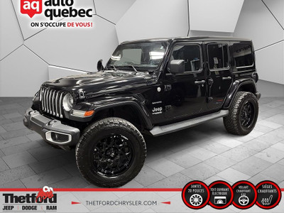  2020 Jeep WRANGLER UNLIMITED TOIT SKY/CUIR/GPS/MAGS/SUPERBE LOO