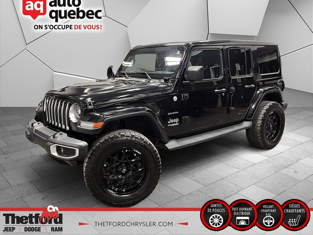 2020 Jeep WRANGLER UNLIMITED TOIT SKY/CUIR/GPS/MAGS/SUPERBE LOO in Cars & Trucks in Thetford Mines