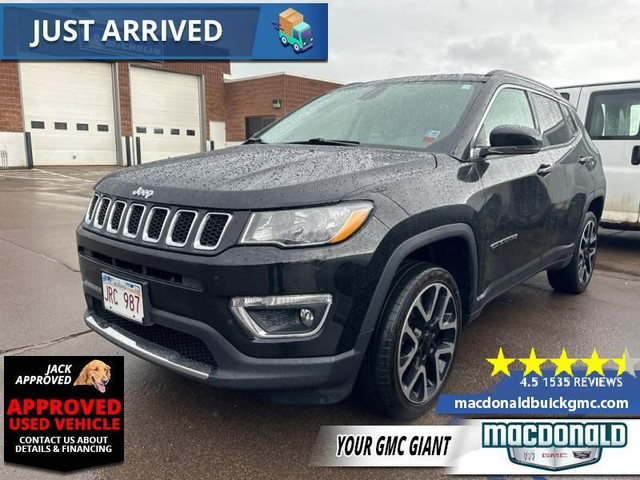 2017 Jeep Compass Limited - Leather Seats - Bluetooth - $190 B/W in Cars & Trucks in Moncton