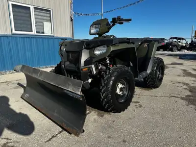 JUST TRADED IN !!! 2018 Polaris Sportsman 450 H.O. Sage GreenLEGENDARY PERFORMANCE AT AN UNBEATABLE...