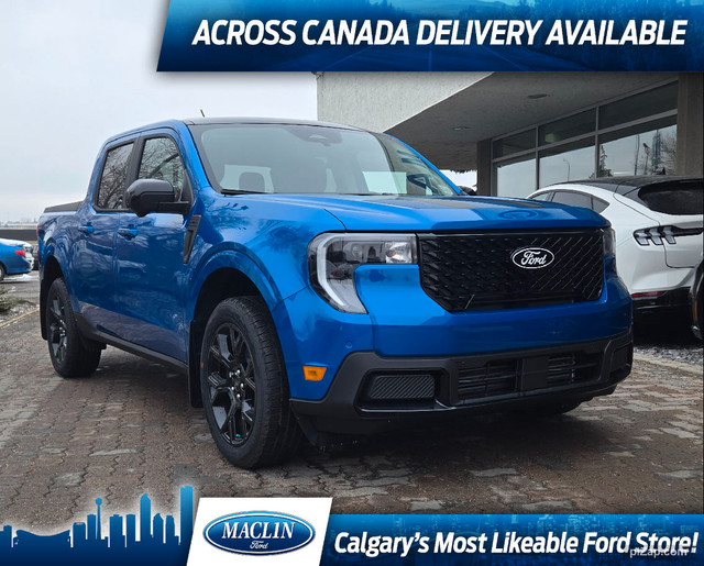 2025 Ford Maverick LARIAT | BLACK APP PKG | 4K TOW PKG | MOONROO in Cars & Trucks in Calgary
