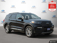 New Price! Odometer is 7028 kilometers below market average! Agate Black Metallic 2023 Ford Explorer... (image 6)